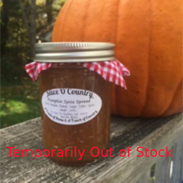 Jar of pumpkin spice spread jam.